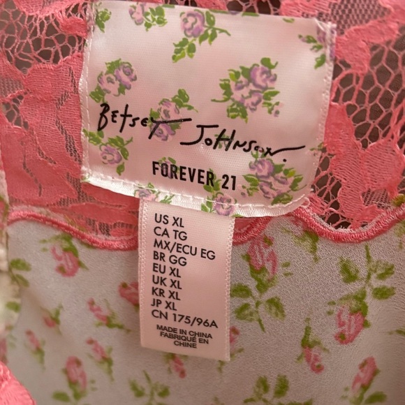 Betsey Johnson X Forever 21 Lingerie Mini Slip Dress - Picture 8 of 8